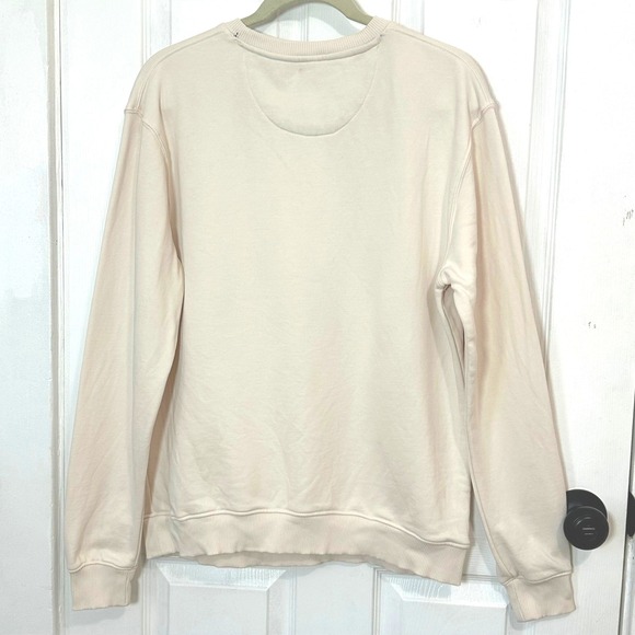 Cactus Man Ricky Singh No Poster Here Graphic Sweatshirt Cream Mens Medium - Picture 2 of 6